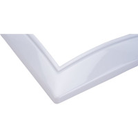 Горизонтальная 4-х местная рамка, белая UNIVersal Севиль C0046