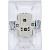 Двойная розетка без заземления, белая UNIVersal Севиль С0102