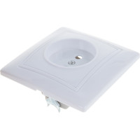 Розетка без заземления, белая UNIVersal Севиль С0022