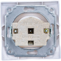 Розетка без заземления, белая UNIVersal Севиль С0022