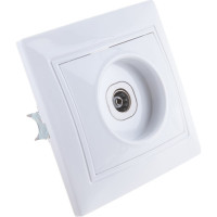 Розетка TV белая UNIVersal Севиль С0027