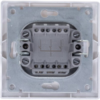 Трехклавишный выключатель, белый UNIVersal Севиль C0043