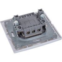 Трехклавишный выключатель, белый UNIVersal Севиль C0043