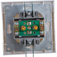 Телевизионная розетка, белая UNIVersal Бриллиант 7947571