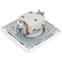 Розетка без заземления, белая UNIVersal Бриллиант 7947588