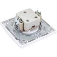 Розетка без заземления, белая UNIVersal Бриллиант 7947588