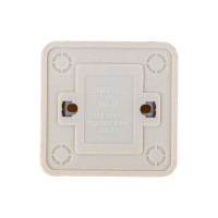 Двухклавишный выключатель с подсветкой, бежевый UNIVersal Олимп Б-О0123