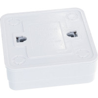 Одноклавишный выключатель с подсветкой, белый UNIVersal Олимп О0121