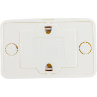 Двойная розетка с заземлением, бежевая UNIVersal Олимп Б-О0128