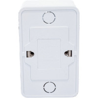 Двойная розетка с заземлением, белая UNIVersal Олимп О0128