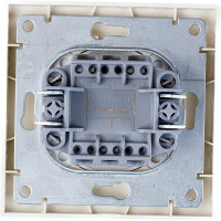 Двухклавишный выключатель, слоновая кость UNIVersal Бриллиант 7948622