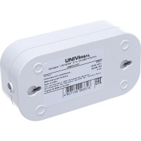Колодка с заземлением, 2 гнезда, AБС-пластик UNIVersal E302