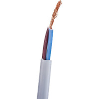 Шнур для бра с проходным выключателем, белый ШВВП 2х0,75 1,7м UNIVersal А1060