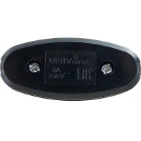 Переключатель бра черный 6А 250В UNIVersal А0106