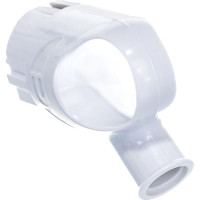 Угловая вилка с ушком, с/з, белая 16А 250В UNIVersal А112