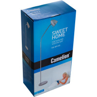 Напольный светильник, торшер, серебро 230V 40W E27 Camelion KD-309 C03 11485