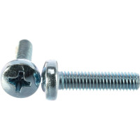 Винт КРЕП-КОМП полуцилиндрическая головка цинк DIN7985 5х40 340шт вц540ф