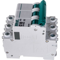 Автоматический выключатель (АВ) DEKraft ВА-101 3 Р, тип C, 10 А, 4.5 кА 11077DEK