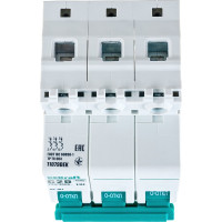 Автоматический выключатель (АВ) DEKraft ВА-101, 3 Р, тип C, 20 А, 4.5 кА 11079DEK