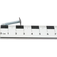 Саморез ПШC КРЕП-КОМП сверло 4,2х25 RAL8019 500шт пшс258019