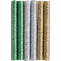 Клей для клеевого пистолета цветной (6 шт; 11х100 мм; 3 цвета) ПРАКТИКА 649-356