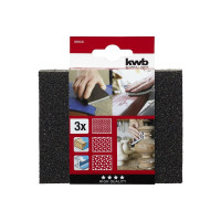 Губка шлифовальная (3 шт; 125х100х10 мм) KWB 89000