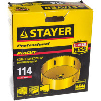 Коронка универсальная биметаллическая PROFESSIONAL (114х38 мм; 5/8'') STAYER 29547-114