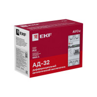 Дифференциальный автомат EKF АД-32 1P+N 25А/30мА (хар. C, AC, электронный, защита 270В) 4,5кА PROxima DA32-25-30-pro