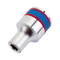 Головка торцевая стандартная шестигранная 1/2", 7 мм KING TONY 433507M