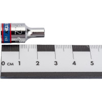 Головка торцевая стандартная шестигранная 1/4", 3,2 мм KING TONY 233532M