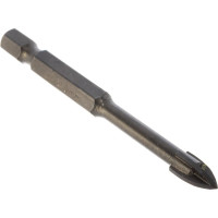 Сверло "PROFI" 6мм по керамике и стеклу, с четырьмя режущими лезвиями STAYER 2985-06_z*01