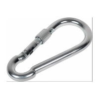 Пожарный карабин с фиксатором КРЕП-КОМП DIN 5299 D м12 5шт кпф12ф