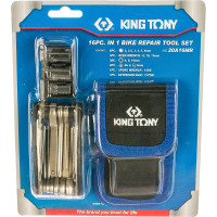 Мультитул для ремонта велосипеда (16 предметов) KING TONY 20A16MR