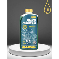 Mасло 2-х тактное 1л, синтетика, 7859 Agro for HUSQVARNA MANNOL 7859 1987