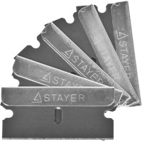 Лезвия сменные для скребков 0853/08533/08535 (5 шт; 40 мм; тип Н01) STAYER 08549-S5_z01