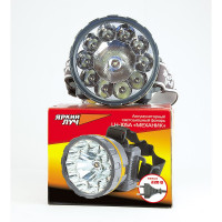 Фонарь ЯРКИЙ ЛУЧ LH-105A "Механик" налобный аккумуляторный 2 режима 0.5W/0.5W+10LED зарядка 220В 4606400616221