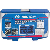 Набор экстракторов и свёрел (25 предметов) KING TONY 11225SQ
