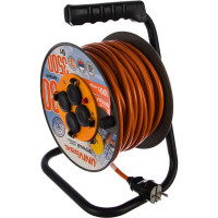 Удлинитель на катушке UNIVersal ВЕМ-250 IP-44 термо ПВС 3х2,5 4 гнезда 30м 9634207