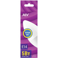 Светодиодная лампа LED С37 E14 5Вт 2700K REV FROST 32271 9