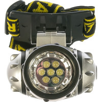 Налобный светодиодный фонарь STAYER STANDARD 7LED, 3 режима, 3ААА 56572