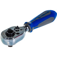 Трещотка (1/4", 108 мм, 72 зубца, флажковая, для головок и вставок бит) KING TONY 276A-04G