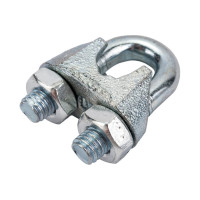 Канатный зажим КРЕП-КОМП DIN 741 м10 40 шт зк10ф