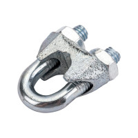 Канатный зажим КРЕП-КОМП DIN 741 м10 40 шт зк10ф