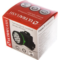Налобный фонарь Ultraflash 909LED7 черный, 7LED, 1 режим, 3XR6 11782