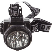 Налобный аккумуляторный фонарь Ultraflash LED5365220В, черный, 5 LED, 2 режима 11648