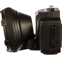 Налобный аккумуляторный фонарь 220В, черный, 0.5Вт LED, 2 режима Ultraflash LED5366 11649