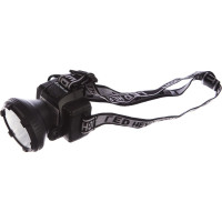 Налобный аккумуляторный фонарь 220В, черный, 0.5Вт LED, 2 режима Ultraflash LED5366 11649