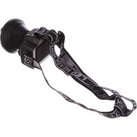 Налобный аккумуляторный фонарь 220В, черный, 0.5Вт LED, 2 режима Ultraflash LED5366 11649