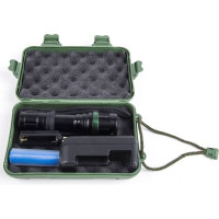 Аккумуляторный фонарь Ultraflash E142 220В, черный, CREE 3Вт, фокус, 3 режима, 18650 12187