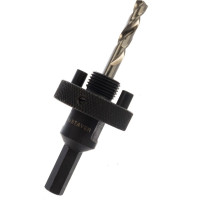 Державка "PROFESSIONAL" с пружинный фиксатором для коронок (32-152 мм) быстросъёмная STAYER 29550